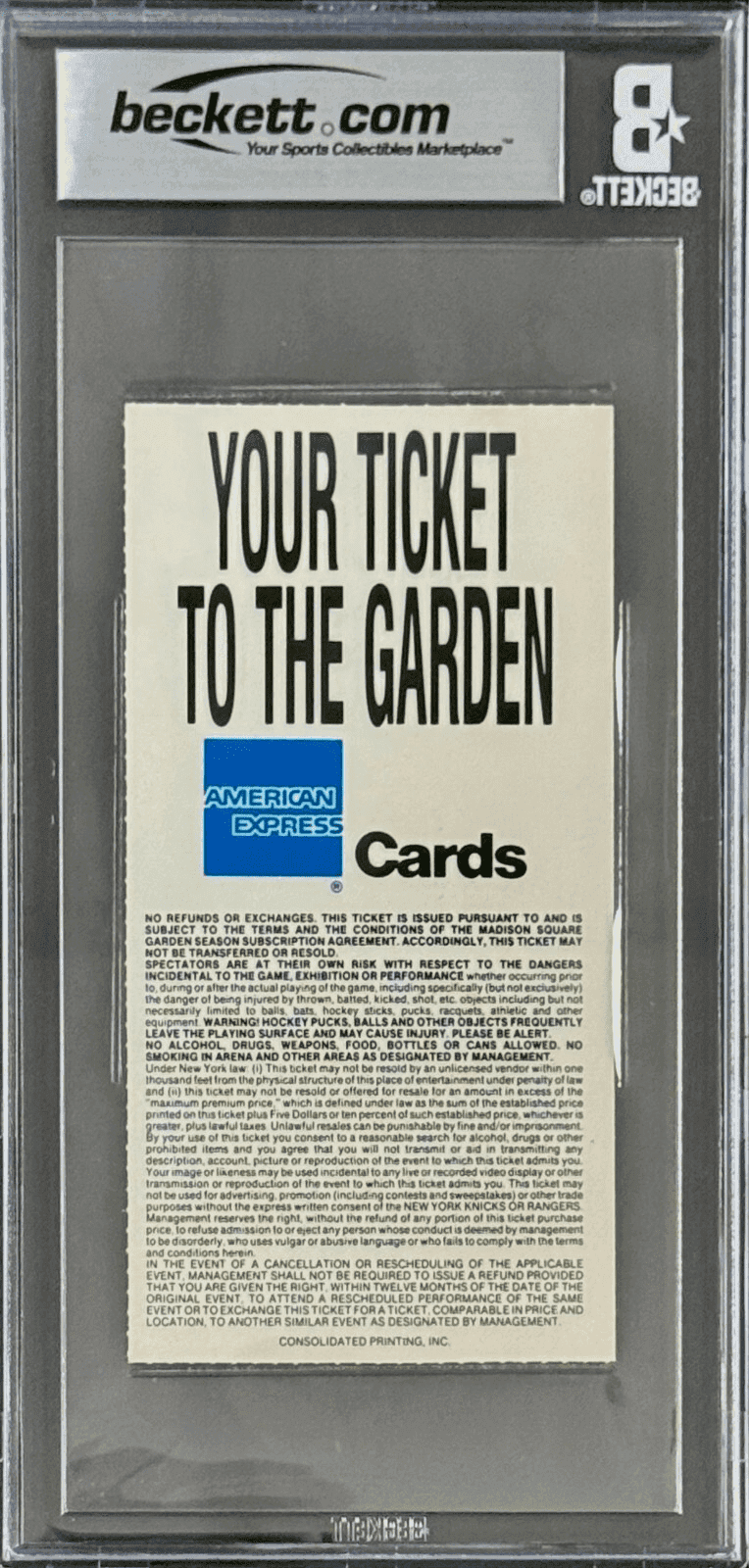 Hakeem Olajuwon Signed 1994 NBA Finals Game 1 Rockets vs Knicks Ticket Stub BAS Hakeem Olajuwon Ticket Stub hakeem-olajuwon-1994-nba-finals-game, Houston Rockets, view 2, supplier stock photo