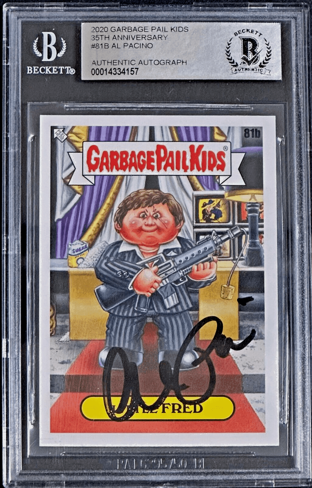 Al Pacino Testy Tony 2020 Garbage Pail Kids 35th Anniv Card 81A Beckett 14334157 Al Pacino Card 14334157, supplier stock photo
