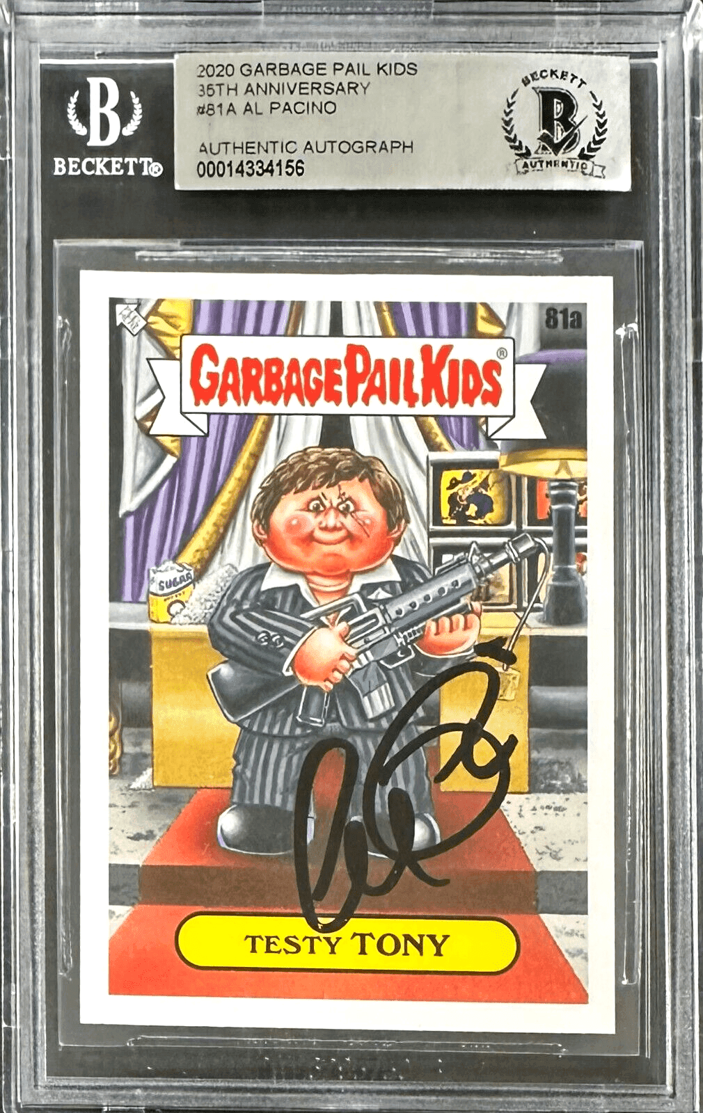 Al Pacino Testy Tony 2020 Garbage Pail Kids 35th Anniv. Card #81A BAS 14334156 Al Pacino Card 14334156, supplier stock photo