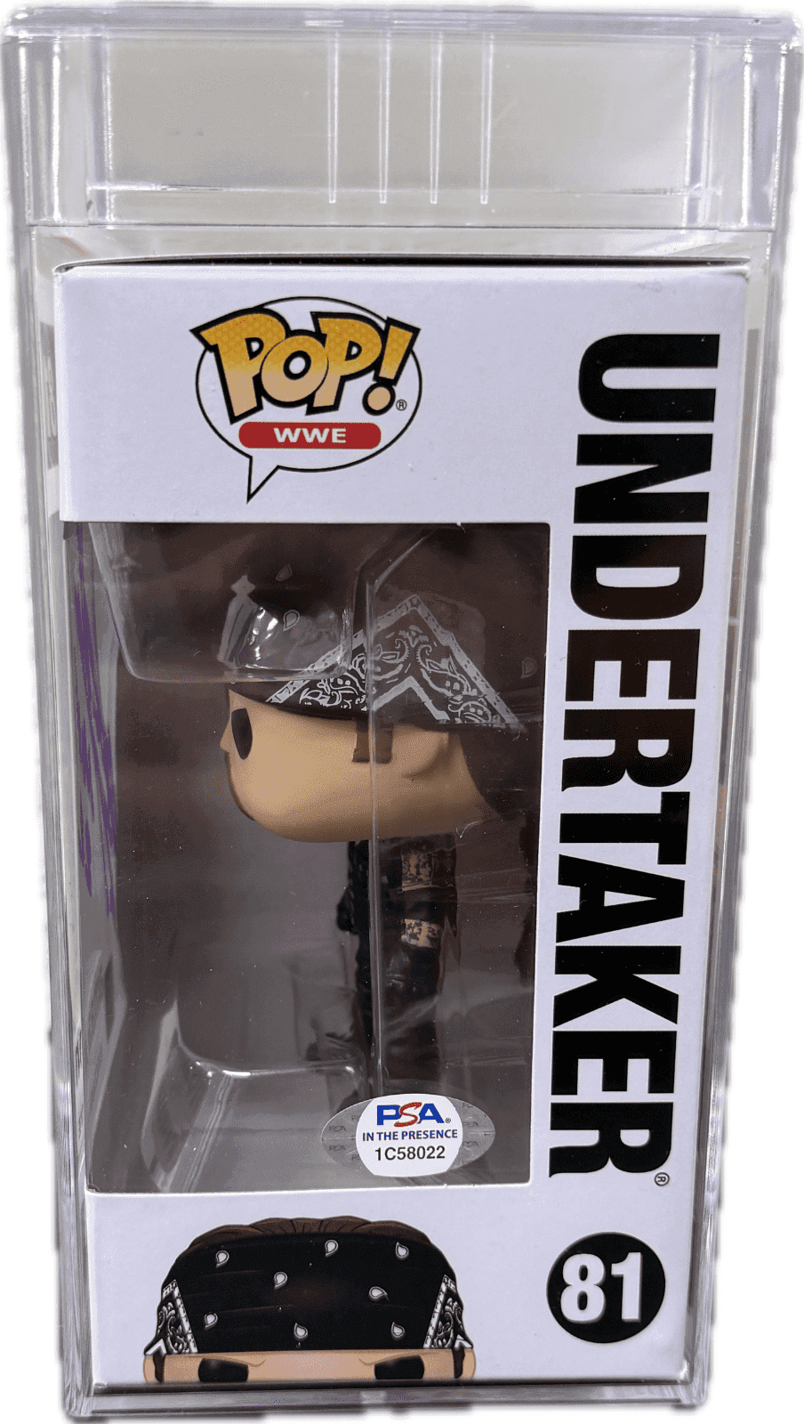 Undertaker Signed Autographed Funko 81 106 PSA Authentic & Encapsulated Undertaker Other undertaker-funko-81-106-encapsulated, view 2, supplier stock photo