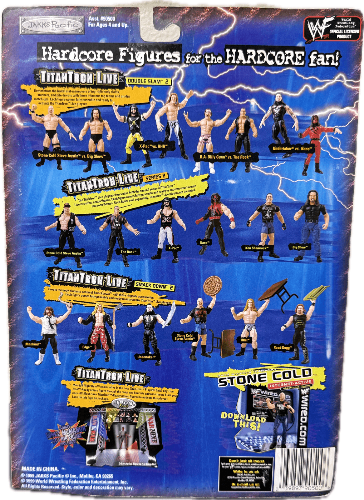 Undertaker Signed Autographed Jacks Pacific Smack Down Action Figure JSA Undertaker Other undertaker-jacks-pacific-smack-down-action, view 3, supplier stock photo