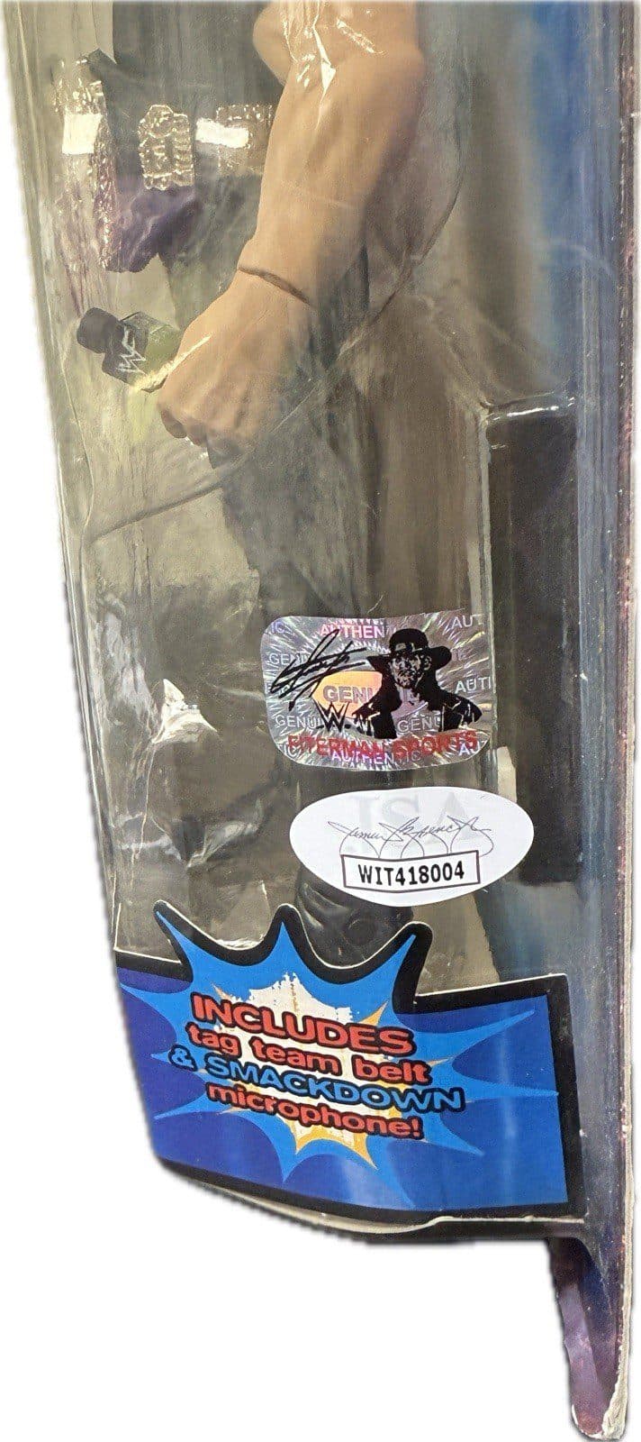 Undertaker Signed Autographed Jacks Pacific Smack Down Action Figure JSA Undertaker Other undertaker-jacks-pacific-smack-down-action, view 5, supplier stock photo