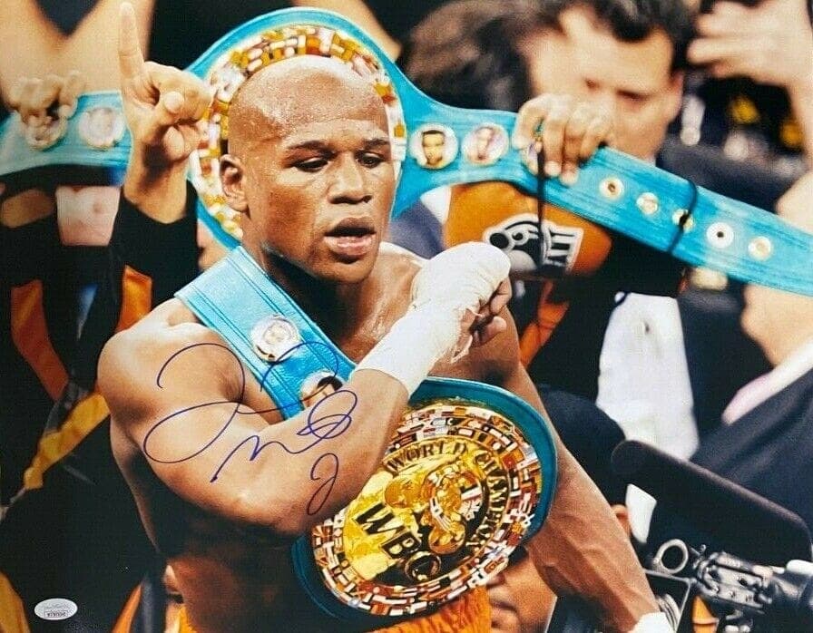 Floyd Mayweather Jr. Signed Autographed 16×20 Photo JSA Authenticated #3 Floyd Mayweather Jr. Photo 16x20-floyd-mayweather-jr-16-20-3, supplier stock photo
