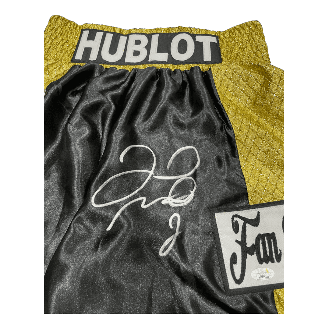 Floyd Mayweather Jr. Signed Autographed Boxing Trunks JSA Authenticated Floyd Mayweather Jr. Other floyd-mayweather-jr-boxing-trunks, view 2, supplier stock photo