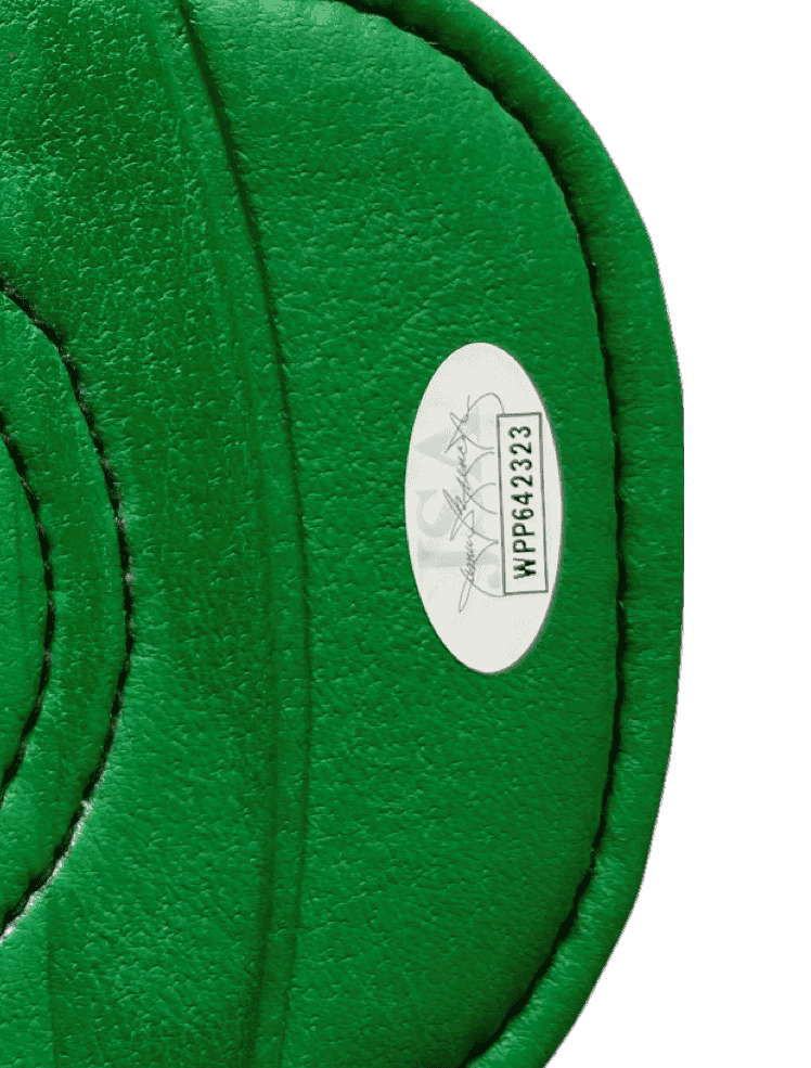 Floyd Mayweather Jr. Signed Autographed Green Belt JSA Authenticated 50-0 Floyd Mayweather Jr. Other floyd-mayweather-jr-green-belt-50, view 5, supplier stock photo