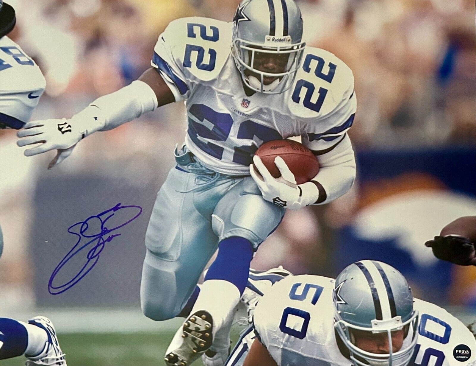Emmitt Smith Signed Autographed 16×20 Photo Prova Authentic Dallas Cowboys #8 Emmitt Smith Photo 16x20-emmitt-smith-16-20-prova-8, Dallas Cowboys, supplier stock photo