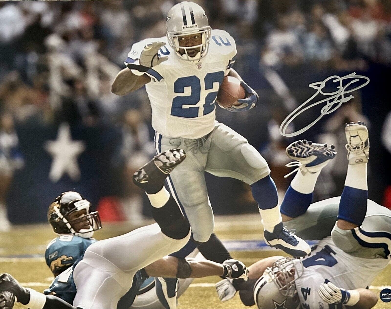 Emmitt Smith Signed Autographed 16×20 Photo Prova Authentic Dallas Cowboys #7 Emmitt Smith Photo 16x20-emmitt-smith-16-20-prova-7, Dallas Cowboys, supplier stock photo