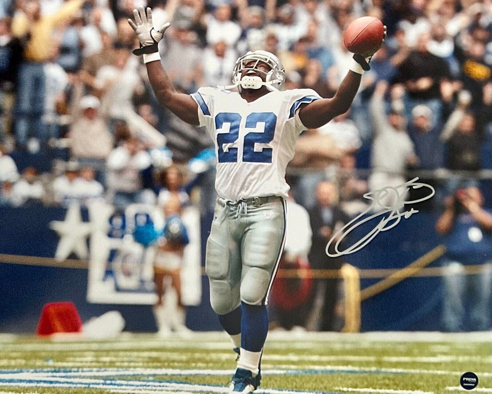 Emmitt Smith Signed Autographed 16×20 Photo Prova Authentic Dallas Cowboys #6 Emmitt Smith Photo 16x20-emmitt-smith-16-20-prova-6, Dallas Cowboys, supplier stock photo
