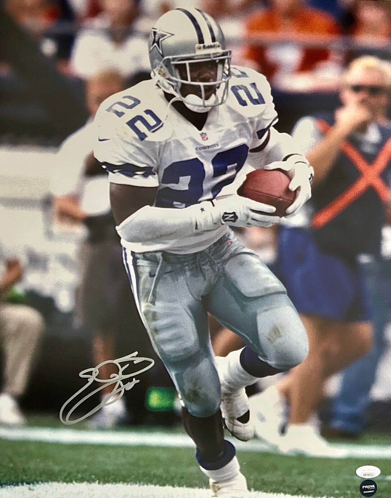 Emmitt Smith Signed Autographed 16×20 Photo JSA and Prova Auth Dallas Cowboys #2 Emmitt Smith Photo 16x20-emmitt-smith-16-20-prova-auth, Dallas Cowboys, supplier stock photo