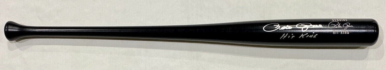 Pete Rose Signed Black Pete Rose Model Bat Pete Rose Exclusive Hologram Hit King Pete Rose Bat pete-rose-black-model-hologram-hit, Cincinnati Reds, supplier stock photo