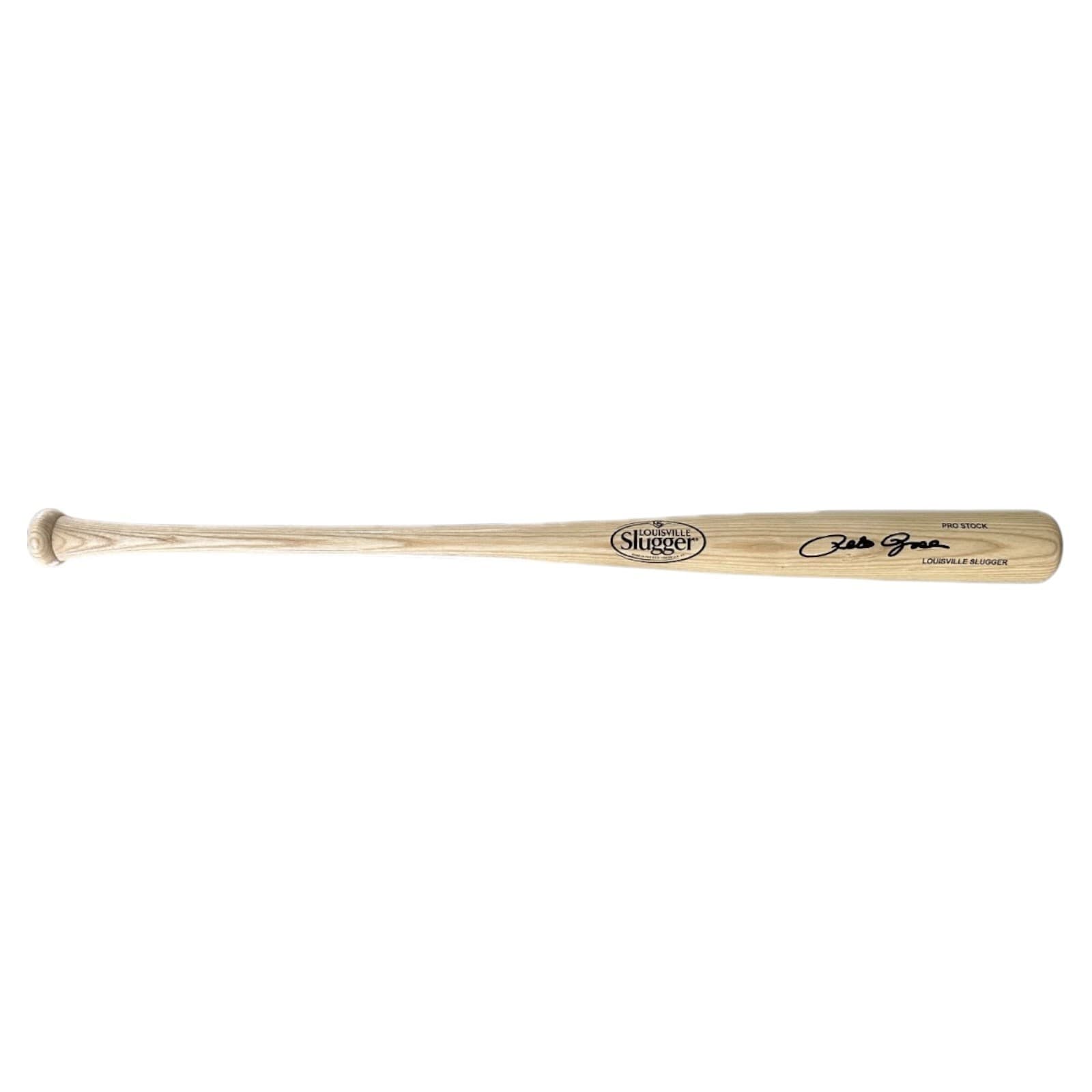 Pete Rose Signed Blonde Louisville Slugger Bat Beckett & Pete Rose Hologram Pete Rose Bat pete-rose-blonde-slugger-hologram, Louisville Bats, supplier stock photo