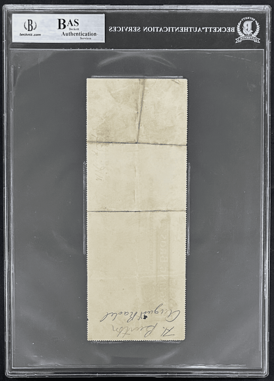 Al Ringling Signed Autographed 1913 Ringling Brothers Check Beckett 14083404 Al Ringling Other 14083404, view 3, supplier stock photo