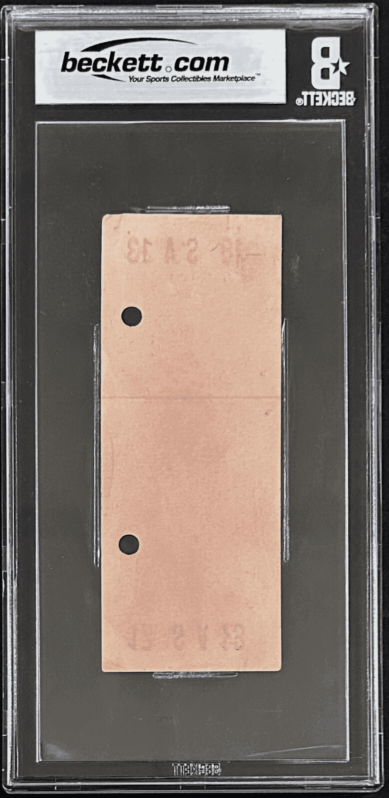 18th Annual CYO Boxing Championship Christmas Benefit Full Ticket Beckett 3 VG Ticket Stub 18th-annual-cyo-boxing-championship-christmas, view 3, supplier stock photo