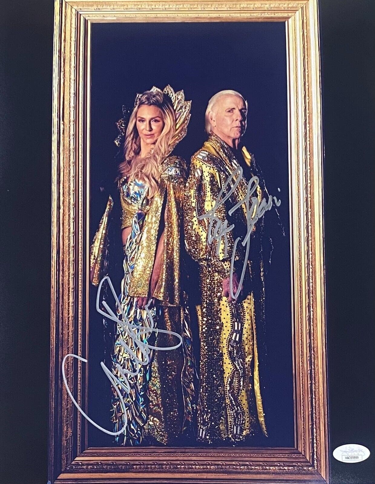 Ric Flair & Charlotte Flair Dual Signed Autographed 11×14 Photo JSA Authentic #2 Charlotte Flair Photo 11x14-ric-flair-charlotte-dual-11-14, supplier stock photo