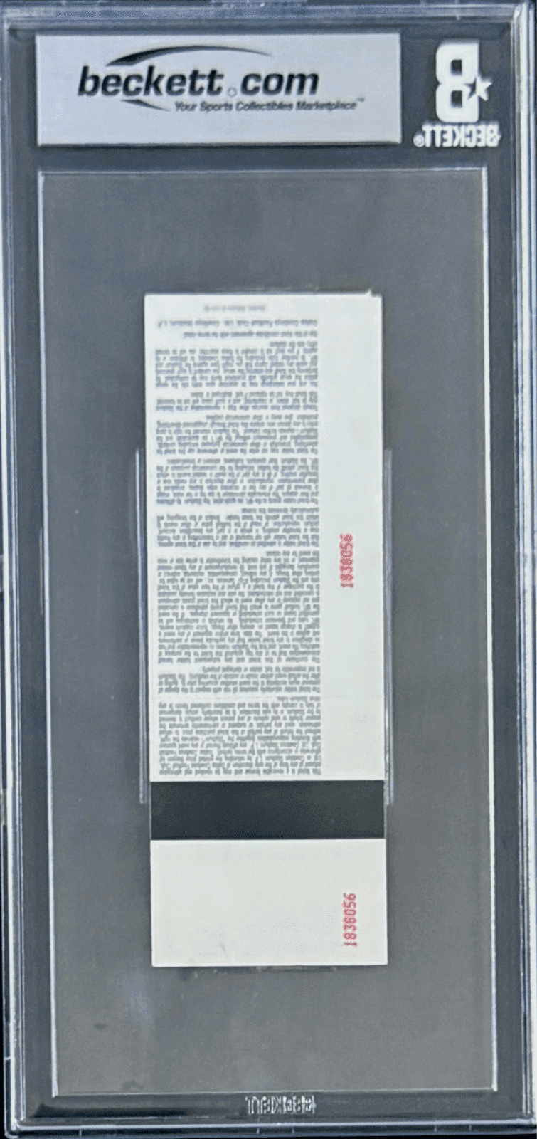 Undertaker Brock Lesnar Signed WWE WrestleMania XXXII Ticket Beckett 155571146 Brock Lesnar Ticket Stub 155571146, view 3, supplier stock photo