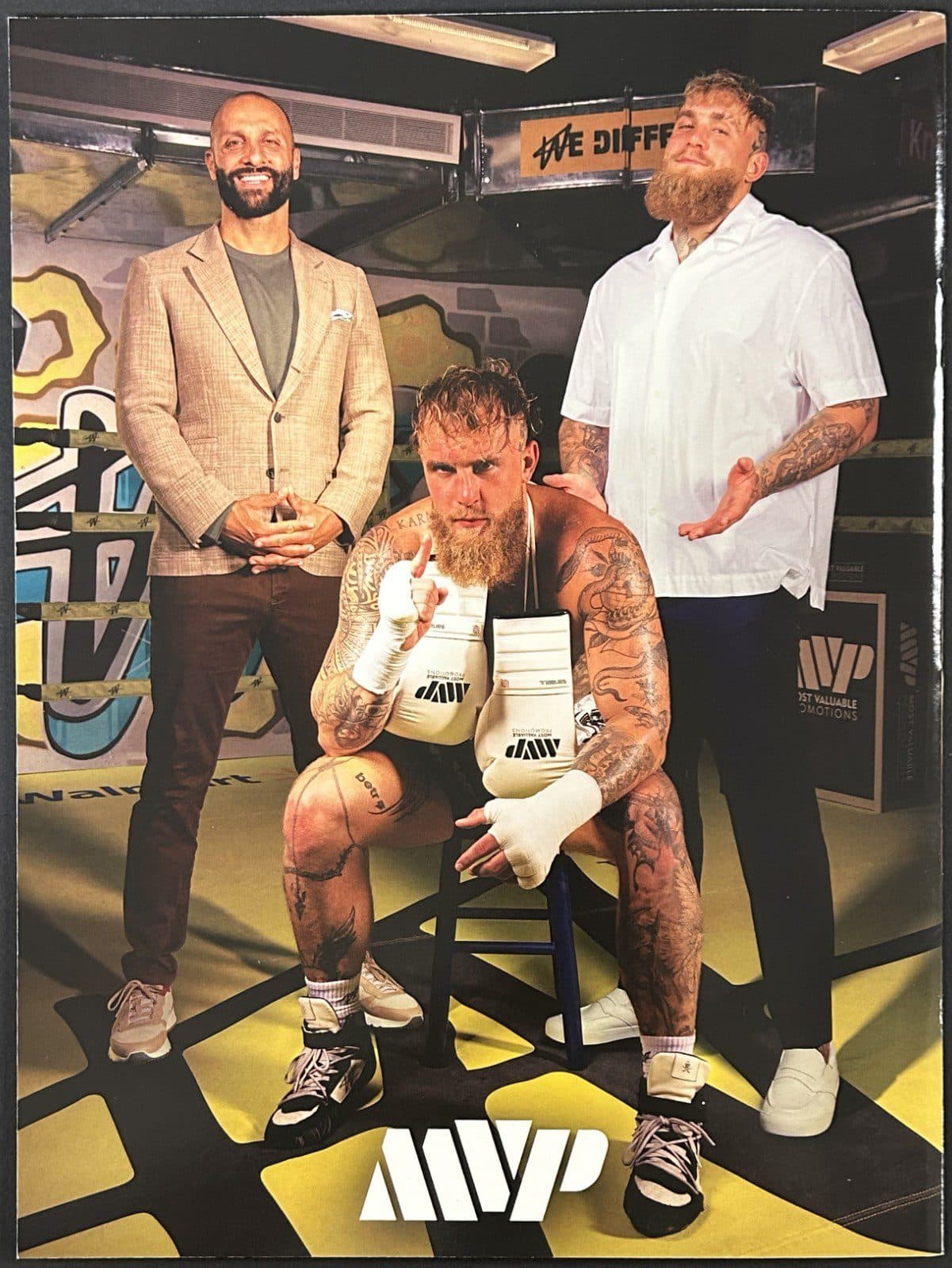 Mike Tyson vs Jake Paul Signed Fight Program JSA WB913294 Authenticated Mike Tyson Other wb913294, view 4, supplier stock photo