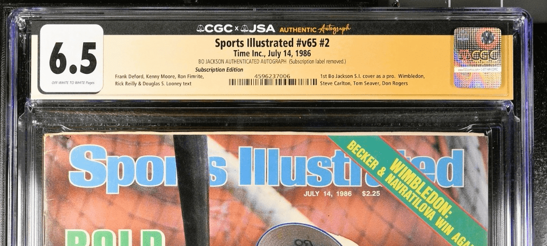 Bo Jackson Signed Sports Illustrated Magazine 7/14/1986 CGC 6.5 JSA 1st Cover Bo Jackson Other bo-jackson-illustrated-magazine-7-14, Kansas City Royals, view 3, supplier stock photo