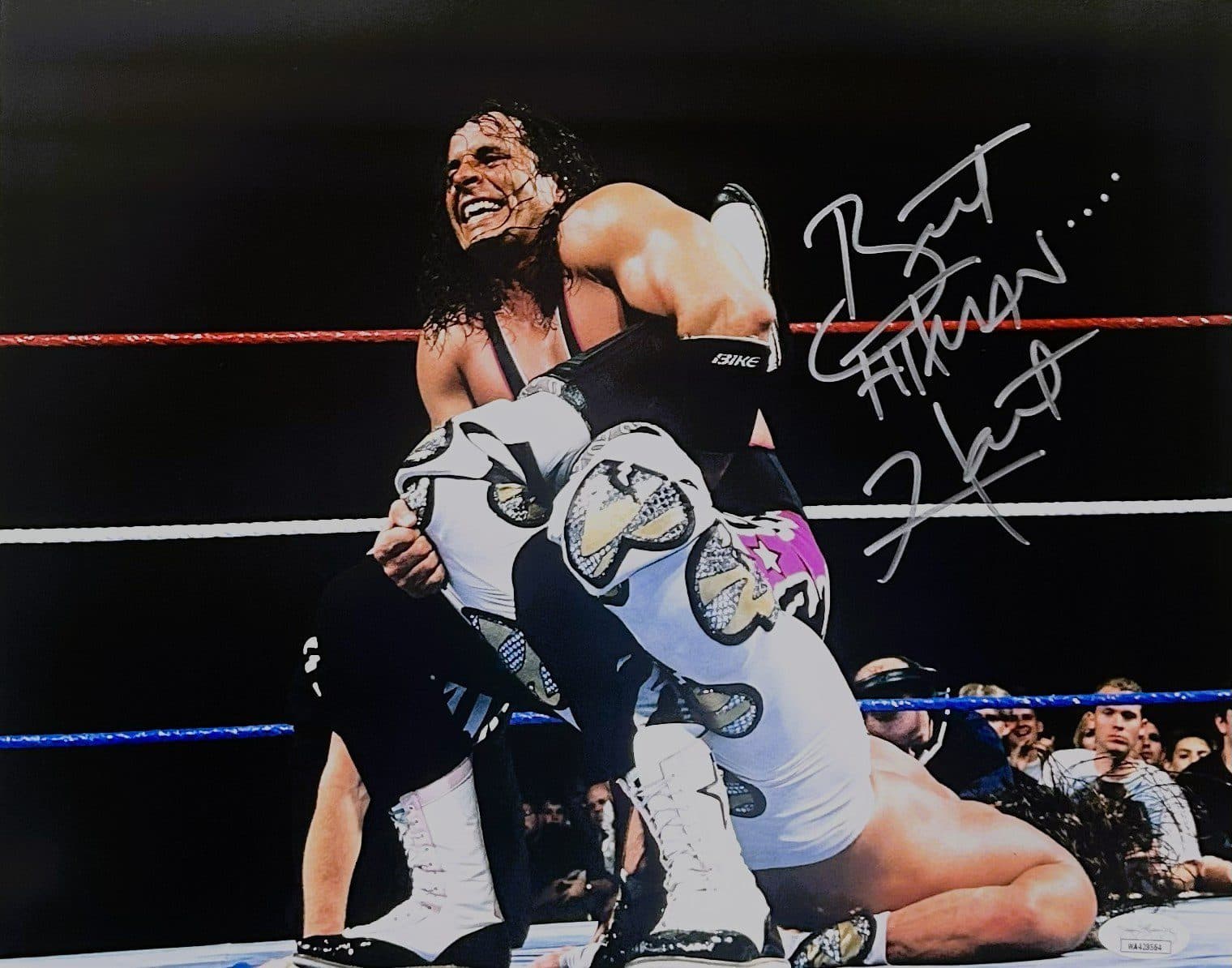 Bret Hart Signed Autographed 11×14 Photo JSA Authenticated #7 Bret Hart Photo 11x14-bret-hart-11-14-7, supplier stock photo
