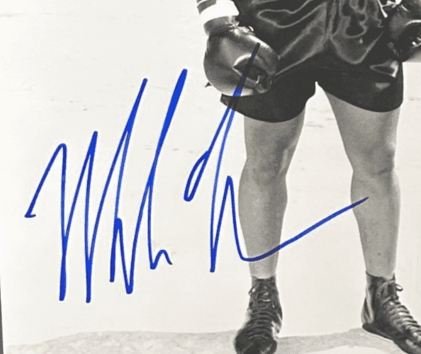 Mike Tyson Signed Original 1989 Type 1 Photograph PSA/DNA John Paschal Mike Tyson Photo mike-tyson-original-1989-type-1, view 2, supplier stock photo
