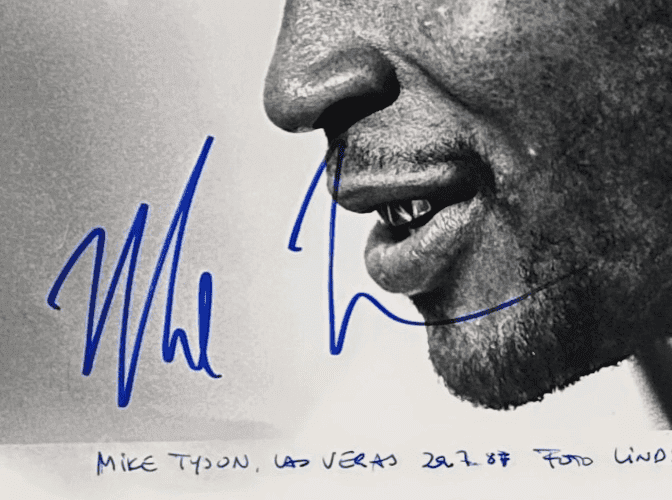 Mike Tyson Signed Original 1987 Type 1 Photograph PSA/DNA Tor Lindseth Mike Tyson Photo mike-tyson-original-1987-type-1, view 3, supplier stock photo