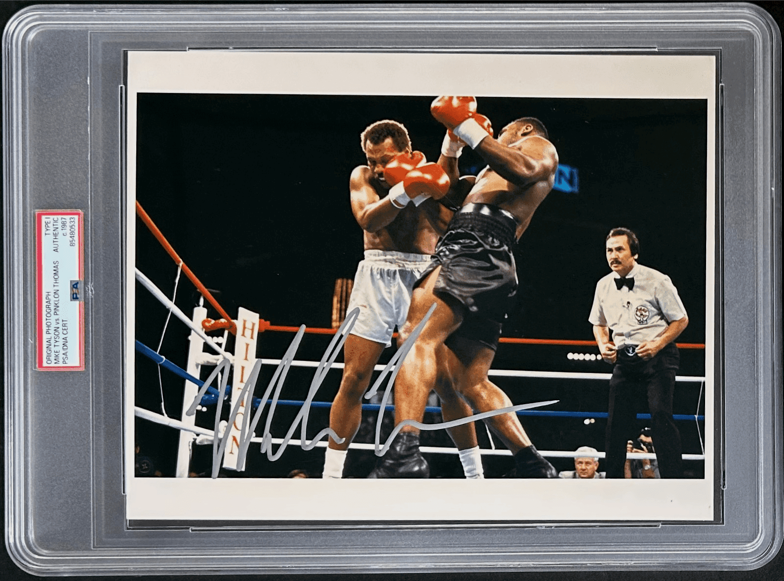 Mike Tyson Signed Original 1987 Type 1 Photograph PSA/DNA Tyson vs Thomas Mike Tyson Photo mike-tyson-original-1987-type-1, supplier stock photo