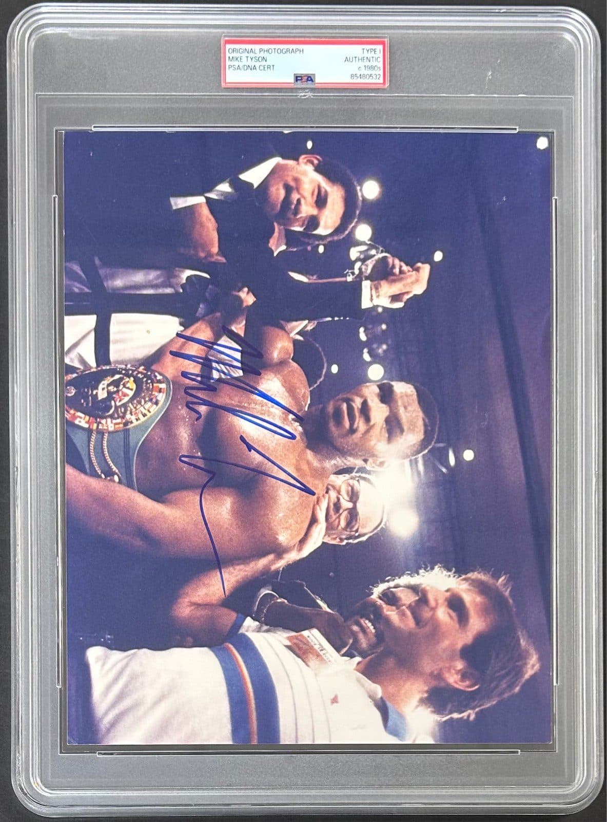 Mike Tyson Signed Original 1980 Type 1 Photograph PSA/DNA Tyson WBC Champion Mike Tyson Photo mike-tyson-original-1980-type-1, view 4, supplier stock photo