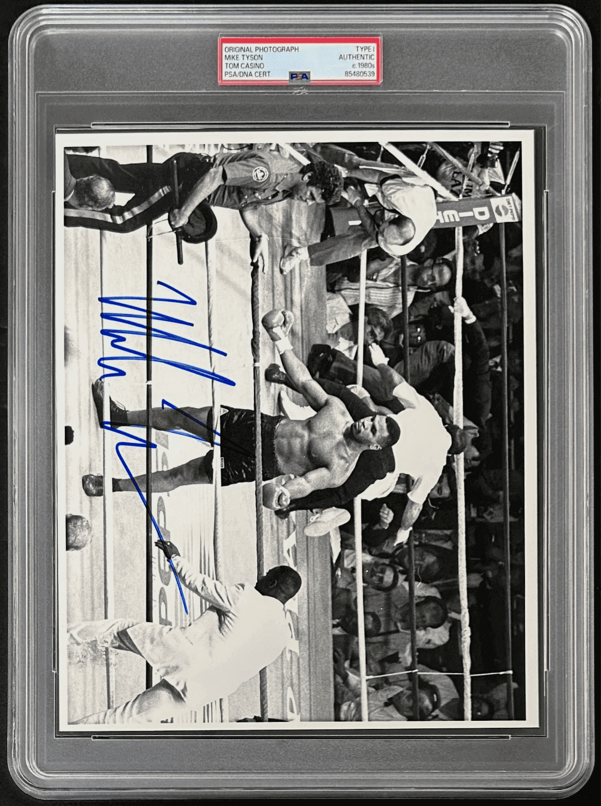 Mike Tyson Signed Original Circa 1980’s Type 1 Photograph PSA/DNA Tom Casino Mike Tyson Photo mike-tyson-original-circa-1980s-type, view 2, supplier stock photo