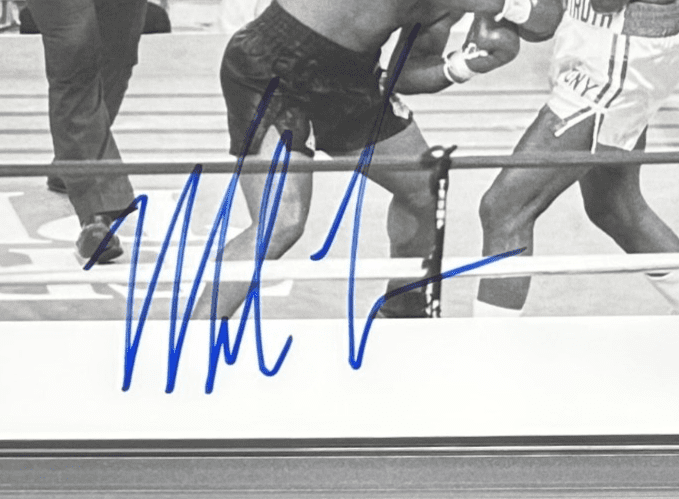 Mike Tyson Signed Original 1989 Type 1 Photograph PSA/DNA Tyson vs Williams 2 Mike Tyson Photo mike-tyson-original-1989-type-1, view 3, supplier stock photo