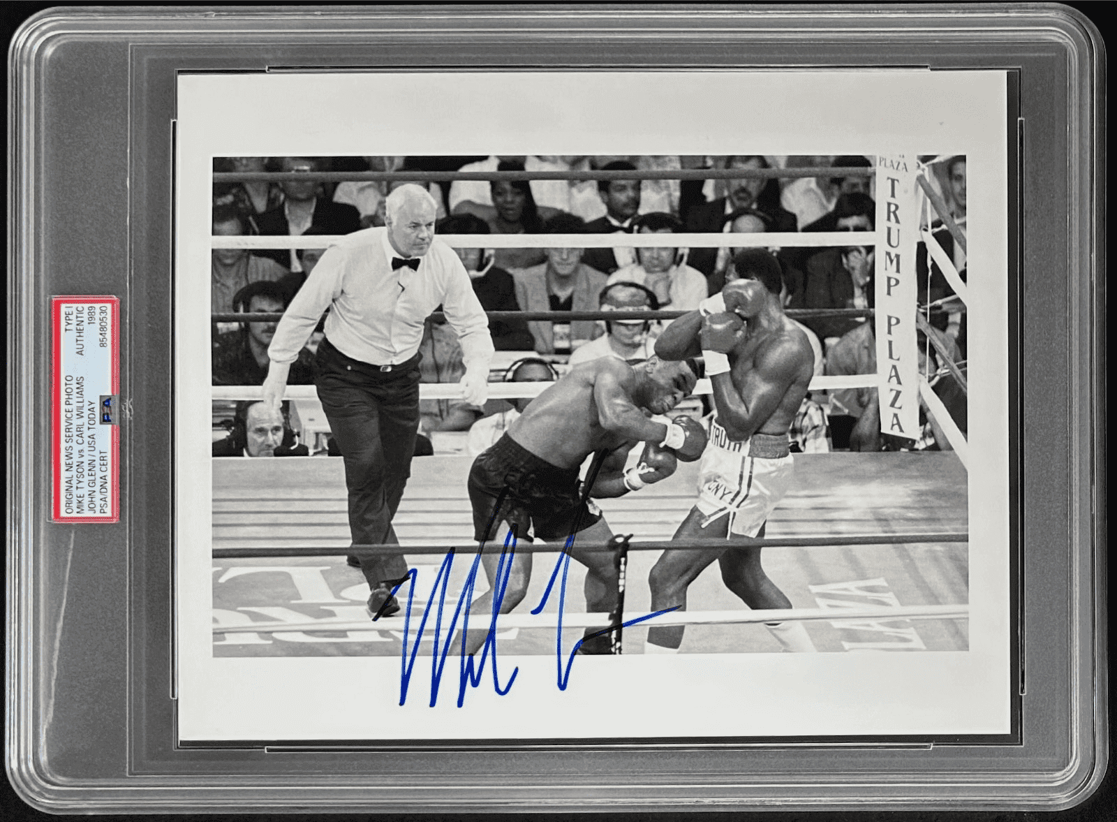 Mike Tyson Signed Original 1989 Type 1 Photograph PSA/DNA Tyson vs Williams 2 Mike Tyson Photo mike-tyson-original-1989-type-1, supplier stock photo