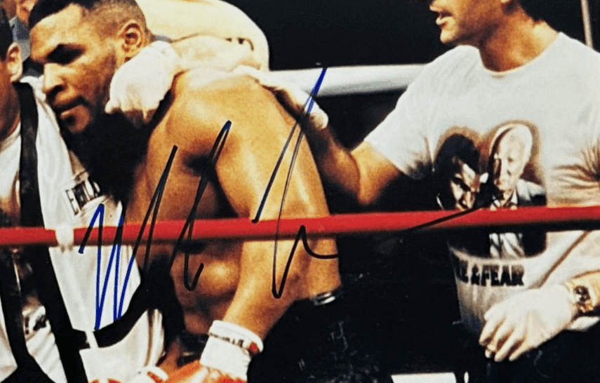 Mike Tyson Signed Type 1 Photograph PSA/DNA Tyson vs Tony Tucker Kevin Rooney Mike Tyson Photo mike-tyson-type-1-photograph-vs, view 3, supplier stock photo