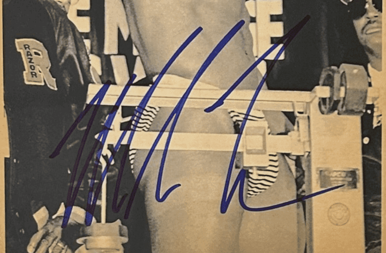 Mike Tyson Signed 1991 Type 3 Photograph PSA/DNA Weigh-In Fight With Ruddock Mike Tyson Photo mike-tyson-1991-type-3-photograph, view 2, supplier stock photo
