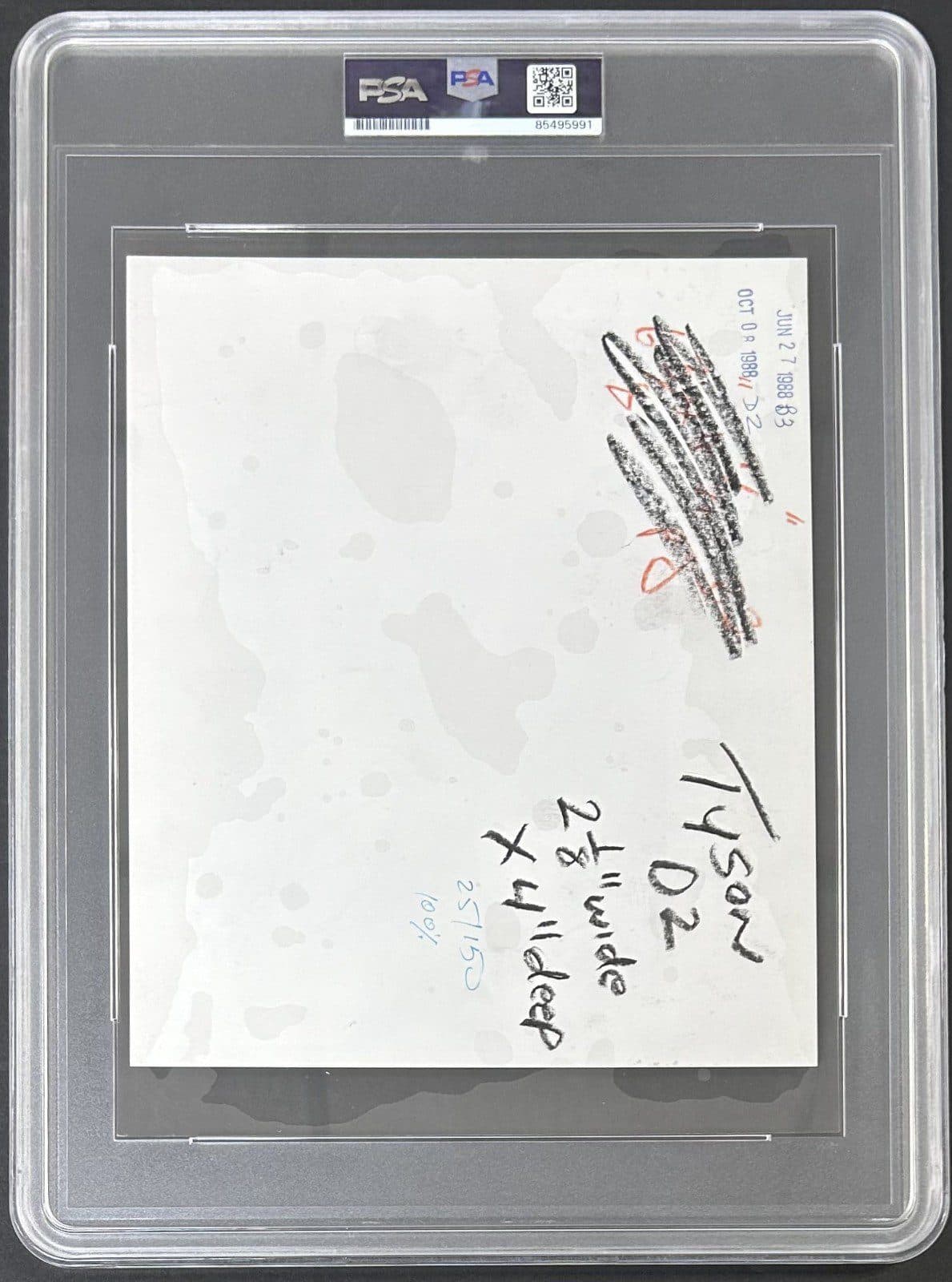 Mike Tyson Signed 1988 Type 3 Photograph PSA/DNA Weigh In Michael Spinks Fight Mike Tyson Photo mike-tyson-1988-type-3-photograph, view 4, supplier stock photo