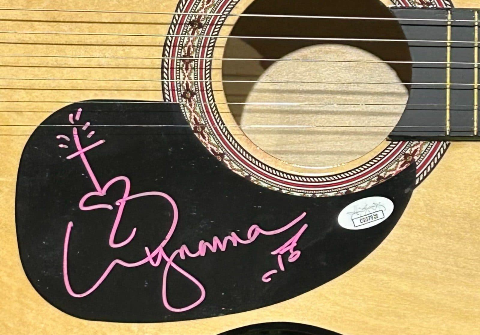 Wynonna Judd Signed Autographed Natural Acoustic 38 inch Guitar JSA CG07928 Wynonna Judd Other cg07928-wynonna-judd-natural-acoustic-38-inch, view 3, supplier stock photo
