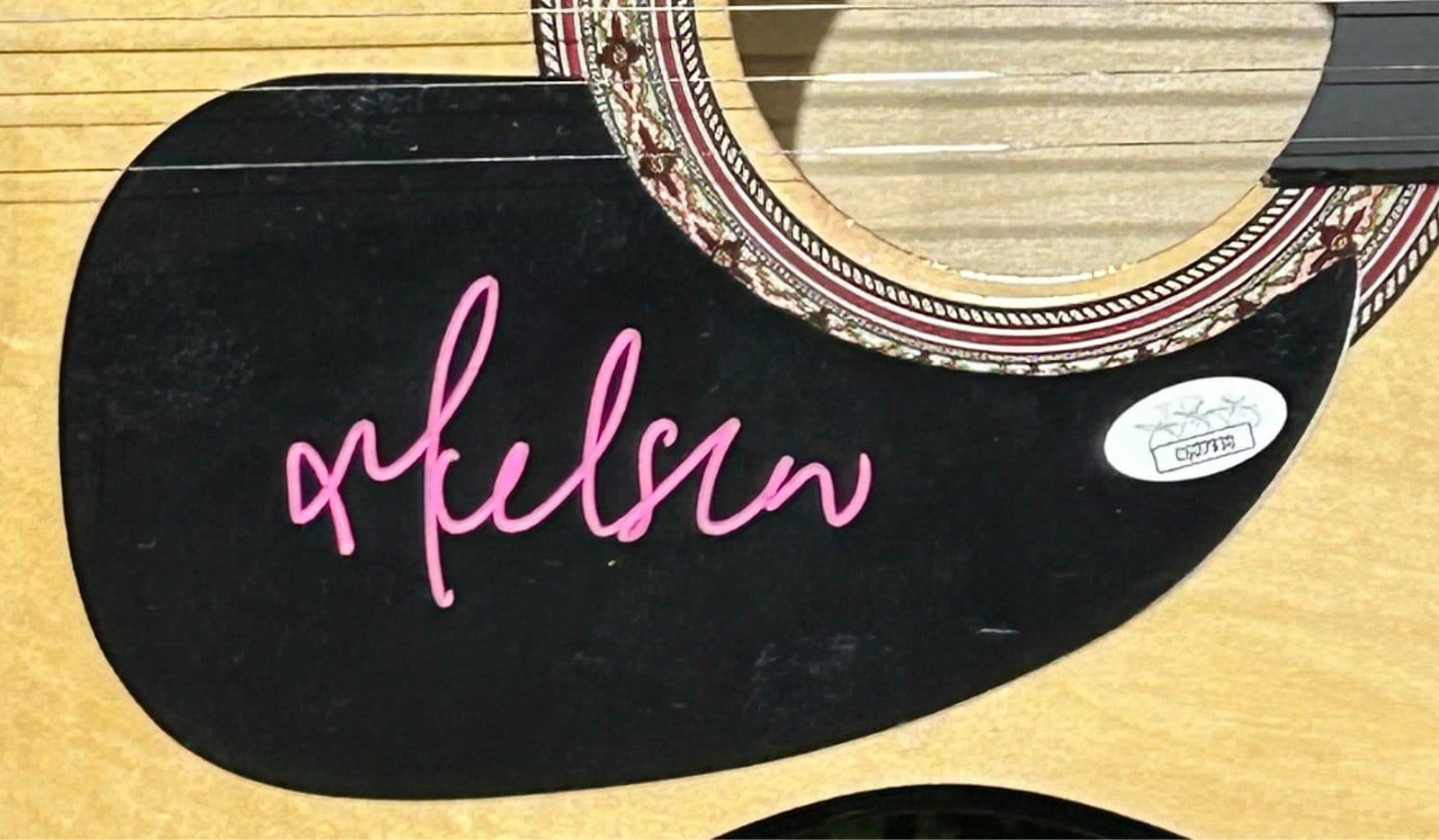 Kelsea Ballerini Signed Autographed Natural Acoustic 38 inch Guitar JSA CG07930 Kelsea Ballerini Other cg07930-kelsea-ballerini-natural-acoustic-38, view 2, supplier stock photo