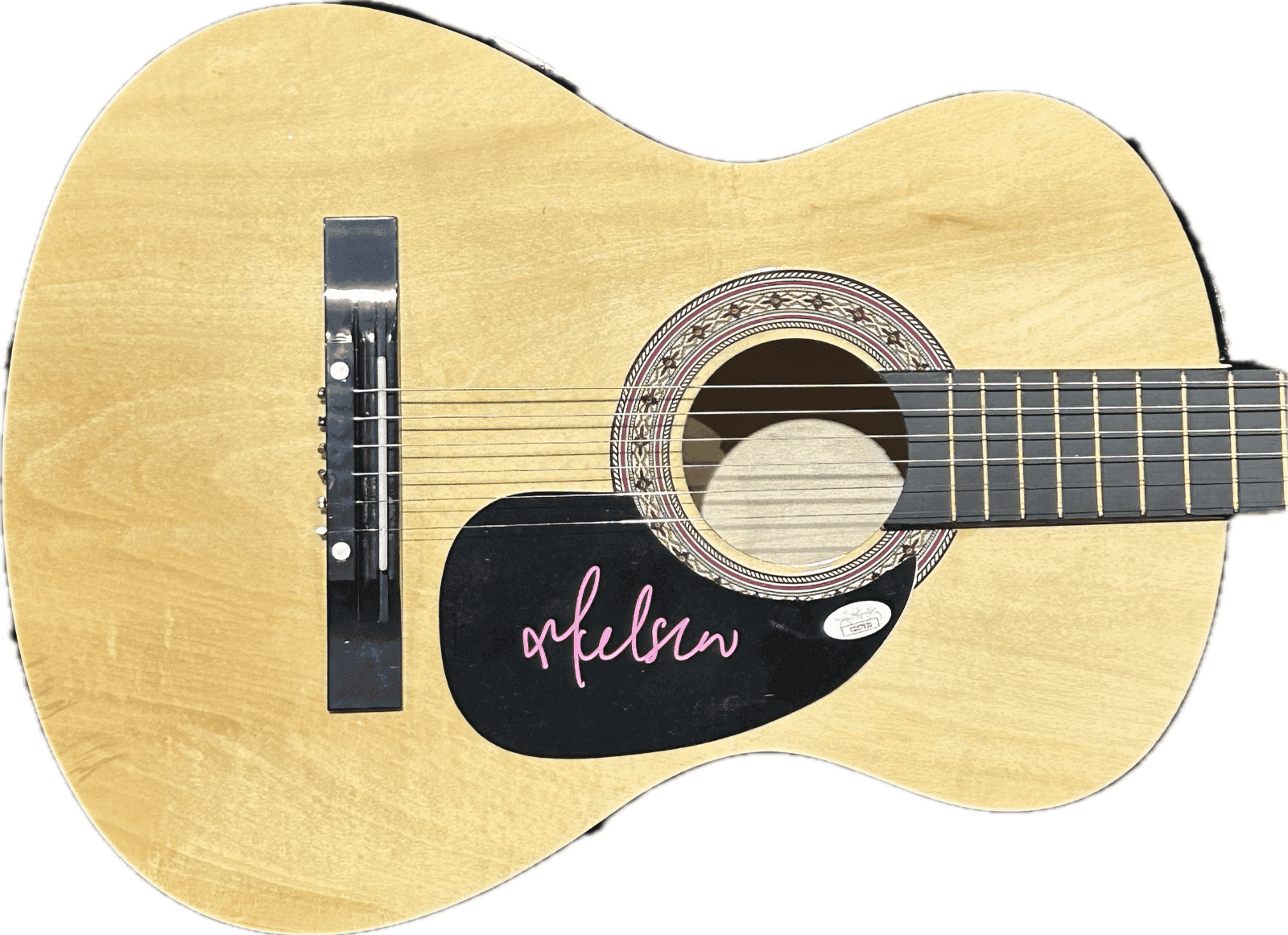 Kelsea Ballerini Signed Autographed Natural Acoustic 38 inch Guitar JSA CG07930 Kelsea Ballerini Other cg07930-kelsea-ballerini-natural-acoustic-38, view 3, supplier stock photo