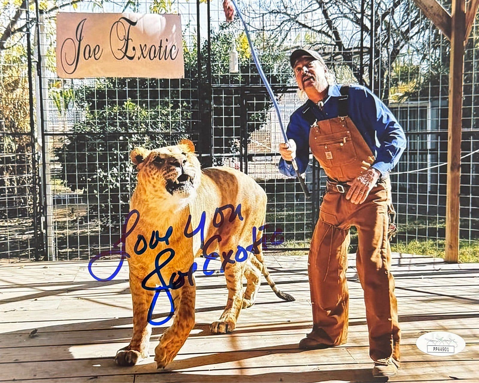 Joe Exotic “Tiger King” Signed Autographed 8×10 Photo JSA Authenticated #2 Joe Exotic Photo 8x10-joe-exotic-tiger-king-8-10, supplier stock photo