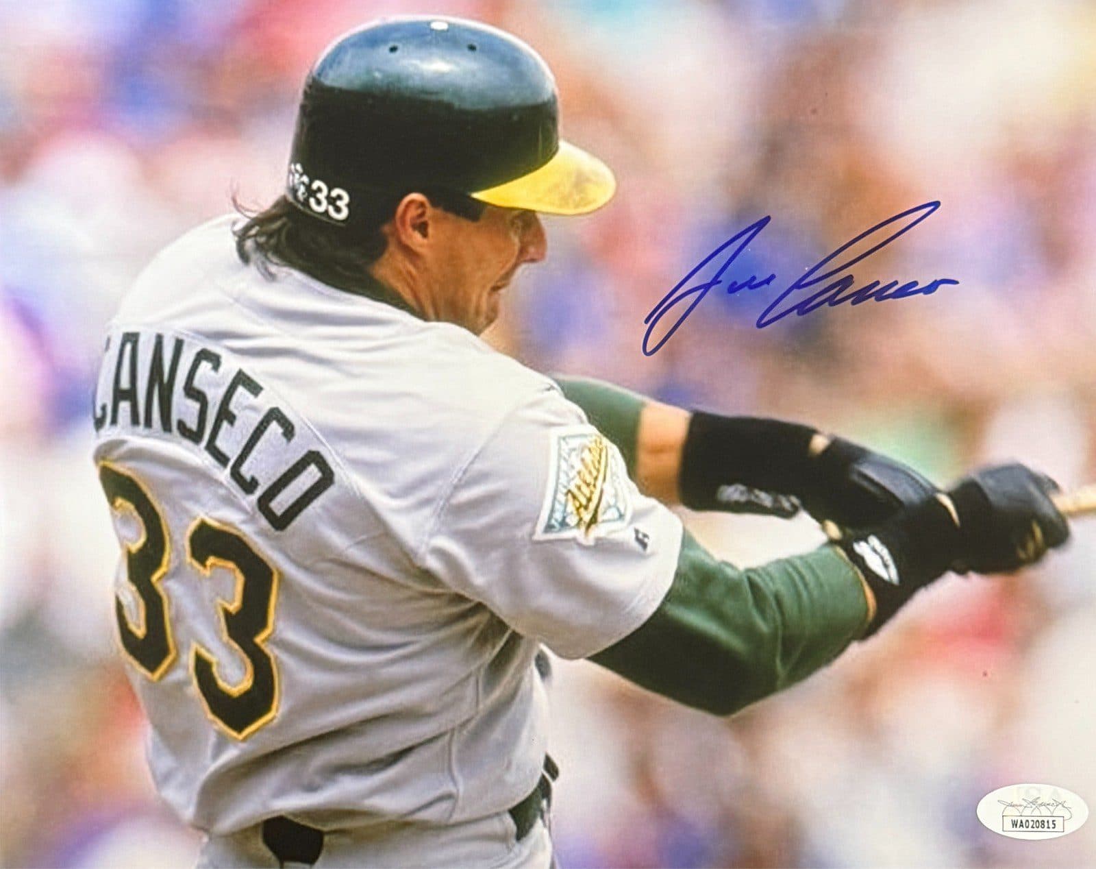 Jose Canseco Signed Autograph 8×10 Photo JSA Authenticated Oakland Athletics #2 Jose Canseco Photo 8x10-jose-canseco-8-10-2, Oakland Athletics, supplier stock photo