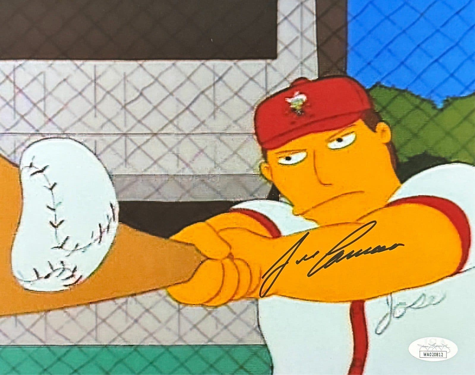 Jose Canseco Signed Autograph 8×10 Photo JSA Authenticated Simpsons #7 Jose Canseco Photo 8x10-jose-canseco-8-10-simpsons-7, supplier stock photo