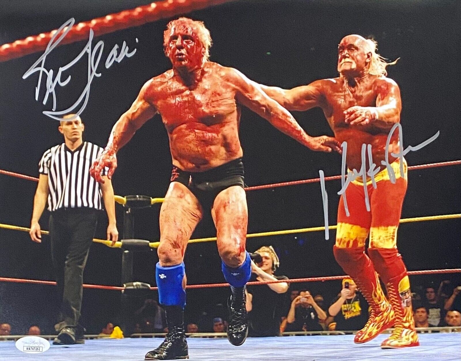 Hulk Hogan & Ric Flair Dual Signed Autographed 11×14 Photo JSA Authencated 3 Hulk Hogan Photo 11x14-hulk-hogan-ric-flair-dual-11, supplier stock photo