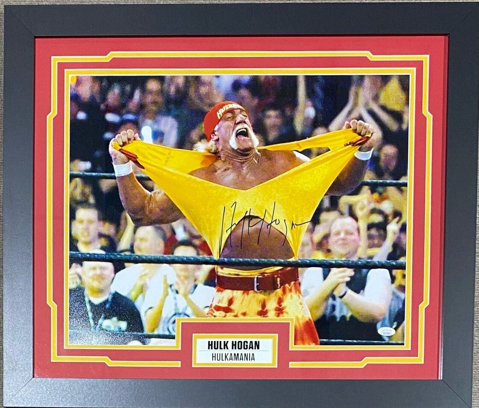 Hulk Hogan Signed Autographed Framed 16×20 Photo JSA Authenticated 6 Hulk Hogan Photo 16x20-hulk-hogan-framed-16-20-6, supplier stock photo