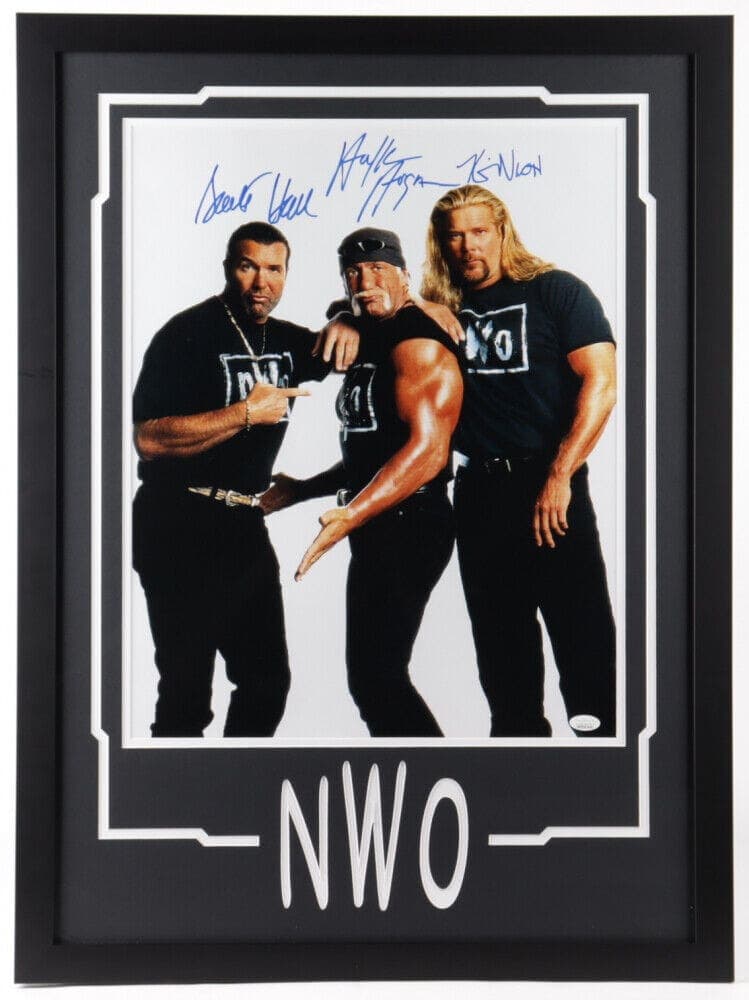 Hulk Hogan Kevin Nash Scott Hall Signed Autographed Framed 16×20 Photo JSA NWO Hulk Hogan Photo 16x20-hulk-hogan-kevin-nash-scott-hall, supplier stock photo