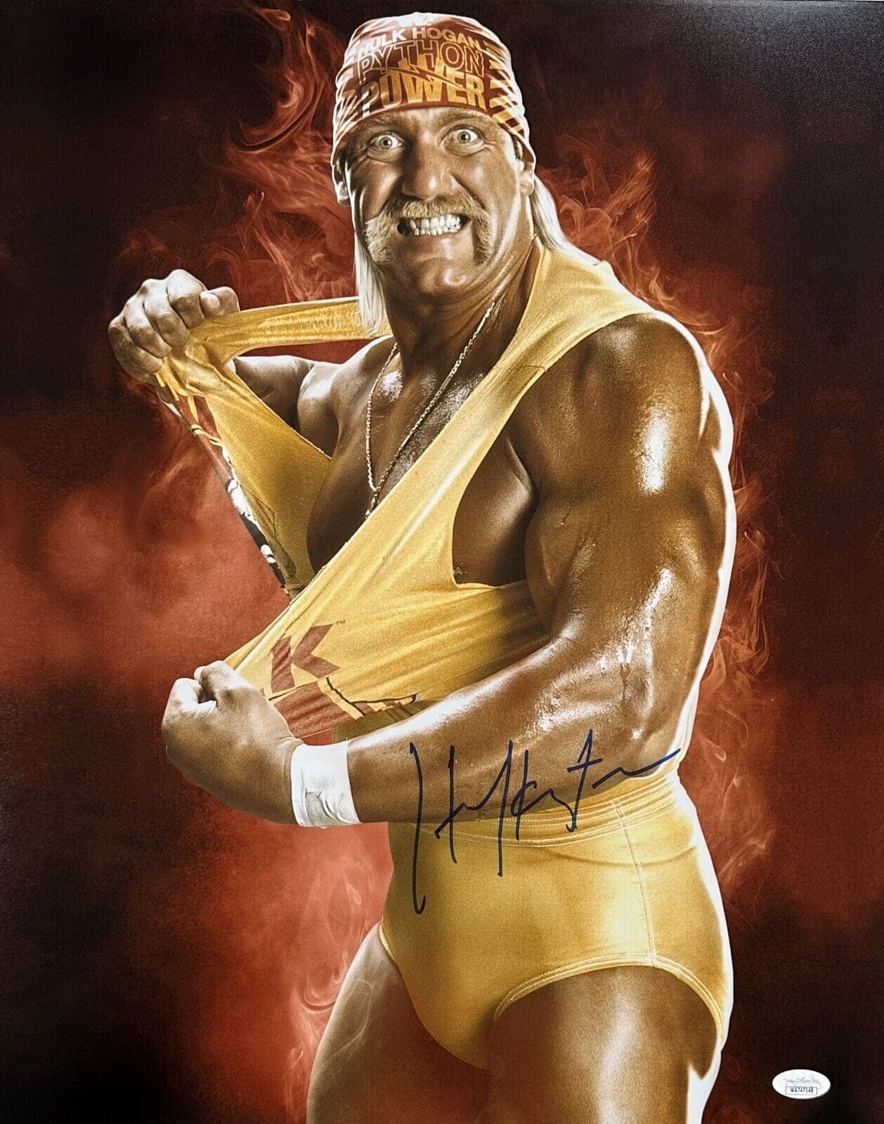 Hulk Hogan “HULKSTER” Signed Autographed Photo 16×20 JSA Authenticated #5 B Hulk Hogan Photo 16x20-hulk-hogan-hulkster-16-20-5, supplier stock photo
