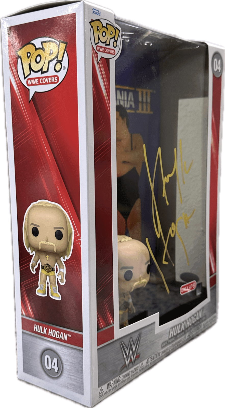Hulk Hogan Signed WrstleMania III Pop Covers #04 Funko Pop! JSA Authenticated Hulk Hogan Other hulk-hogan-wrstlemania-iii-pop-covers, view 6, supplier stock photo