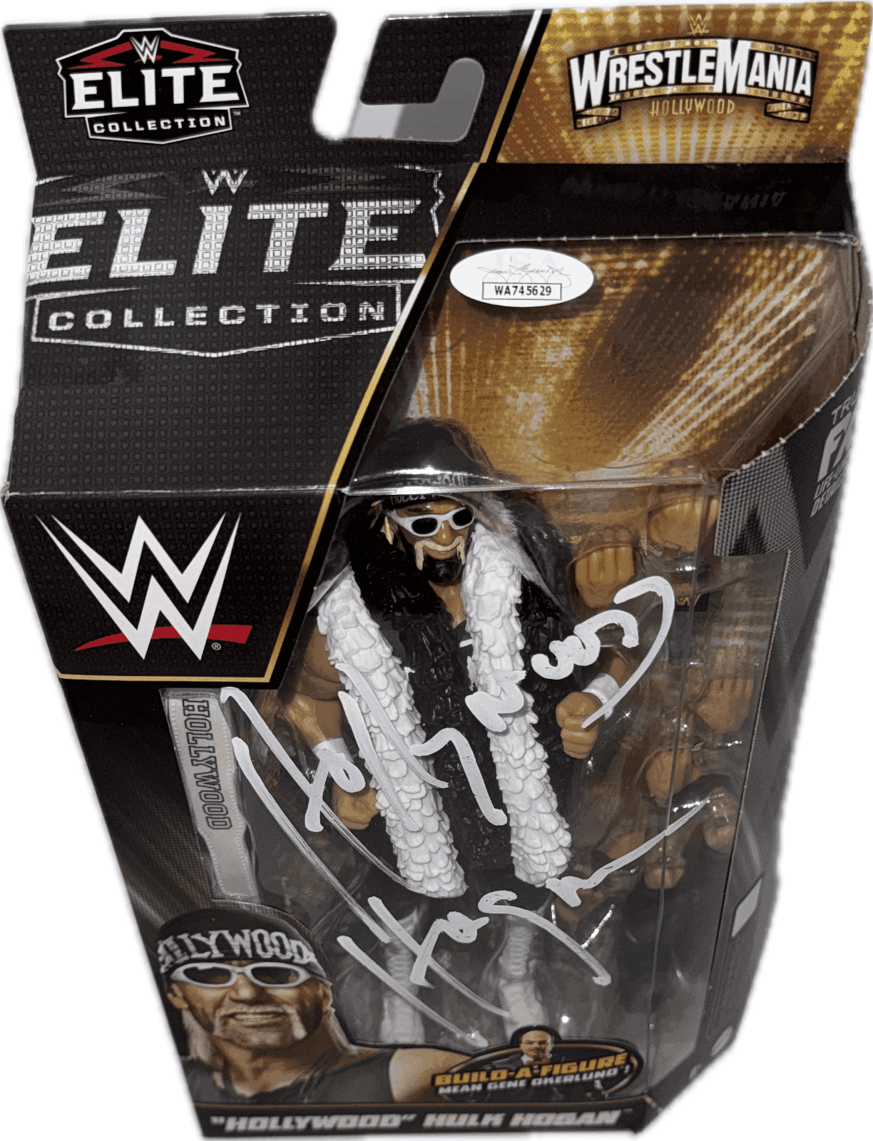 Hollywood Hulk Hogan Signed Elite Collection WrestleMania Action Figure JSA Hulk Hogan Other hollywood-hulk-hogan-elite-collection, view 2, supplier stock photo