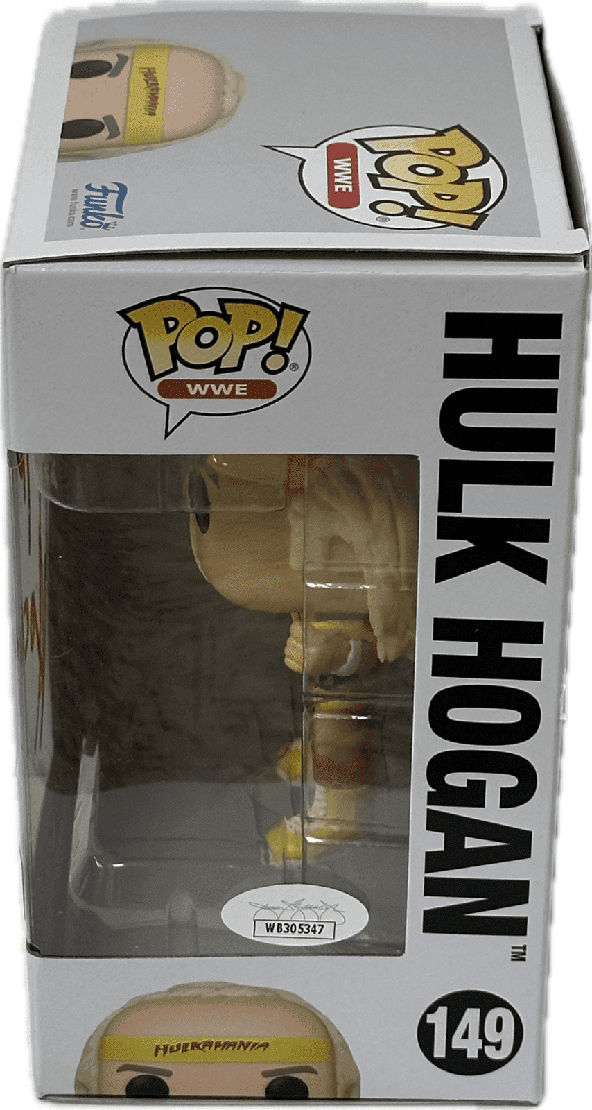 Hulk Hogan Signed Autographed Funko POP 149 JSA Authenticated Red Hulk Hogan Other hulk-hogan-funko-pop-149-red, view 2, supplier stock photo
