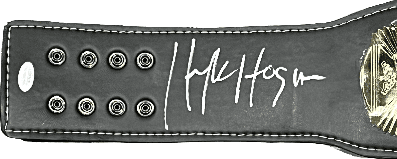 Hulk Hogan Ric Flair Signed Autographed Black & Gold Belt JSA Authentic Hulk Hogan Other hulk-hogan-ric-flair-black-gold, view 2, supplier stock photo