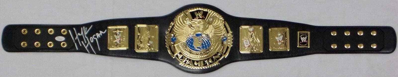 Hulk Hogan Signed Autographed WWE Mini Championship Belt JSA Authenticated Hulk Hogan Other hulk-hogan-wwe-mini-championship-belt, supplier stock photo
