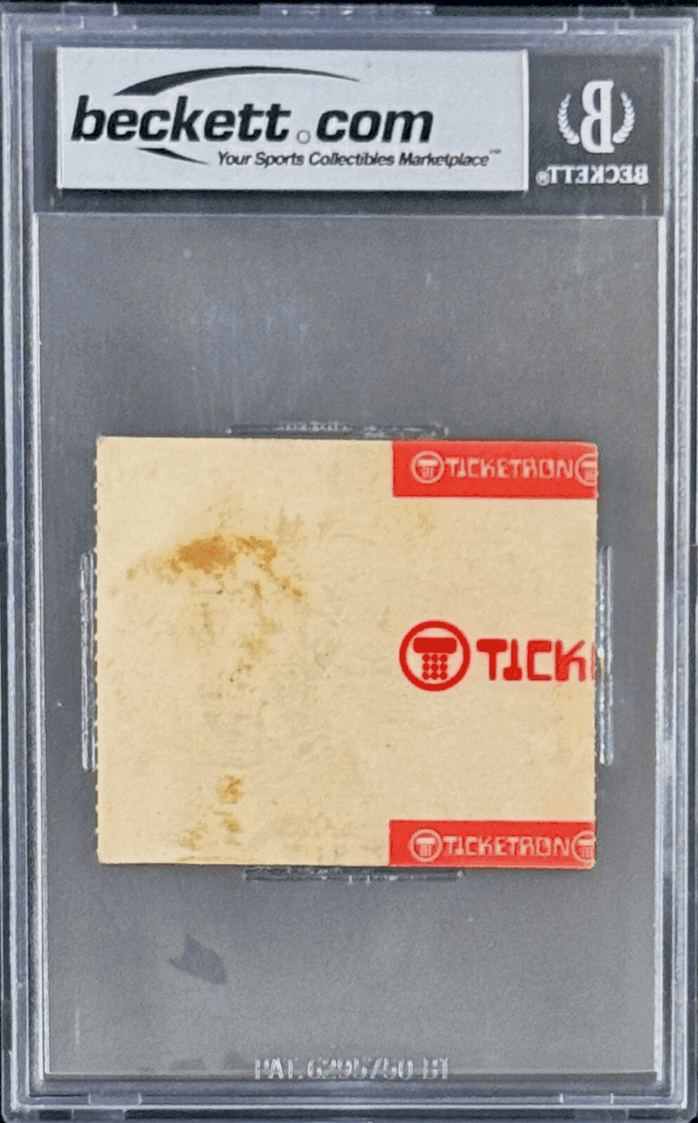 Hulk Hogan Signed WrestleMania V Ticket Stub Beckett 4 VG-EX Macho Man Hulk Hogan Ticket Stub hulk-hogan-wrestlemania-4-vg-ex, view 2, supplier stock photo