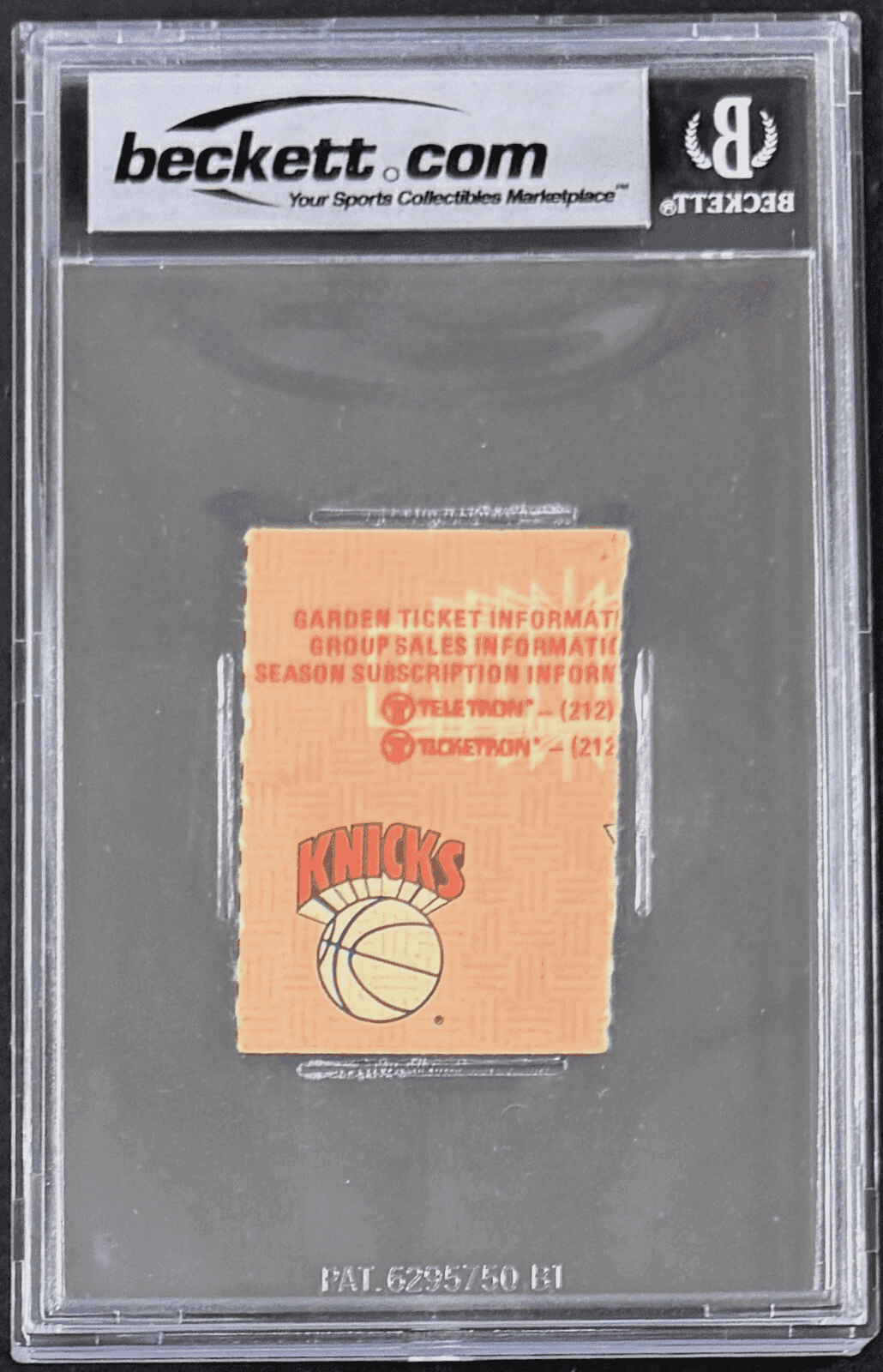 Hulk Hogan Signed WrestleMania III CCTV Ticket Stub Beckett “Hogan Slams ANDRE” Hulk Hogan Ticket Stub hulk-hogan-wrestlemania-iii-cctv-slams, view 2, supplier stock photo