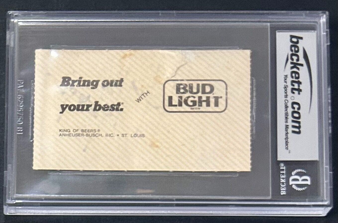 Hulk Hogan Signed Apr 7 1986 WrestleMania II CCTV Ticket Stub BAS 2 Good Auto 10 Hulk Hogan Ticket Stub hulk-hogan-apr-7-1986-wrestlemania, view 2, supplier stock photo